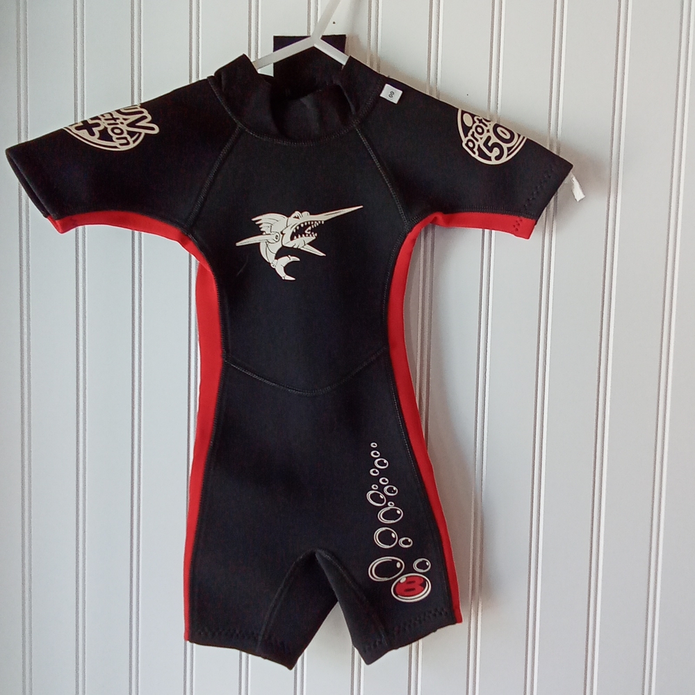 size 00 Baby/Toddler Wetsuit Bubble Kids Shorties Style by TWF